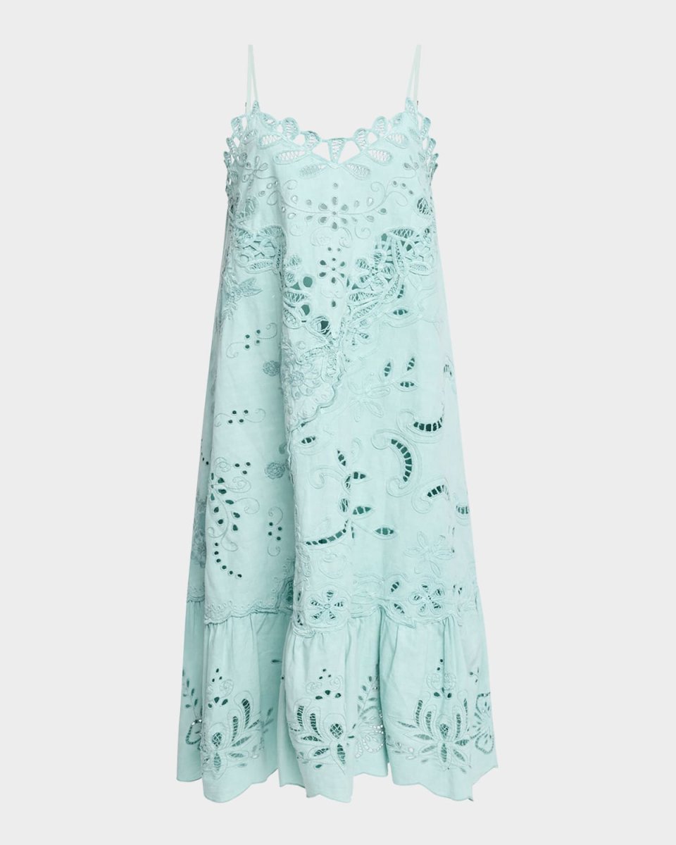Iyla Embroidered Slip Dress